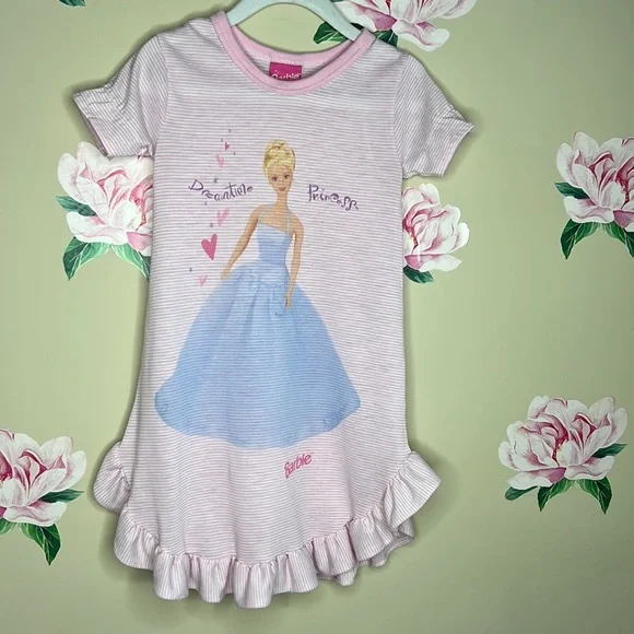 Barbie Pajamas Barbie Nightgown For Little Princess F37 Poshmark